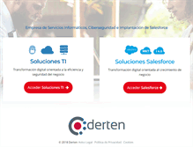 Tablet Screenshot of derten.com